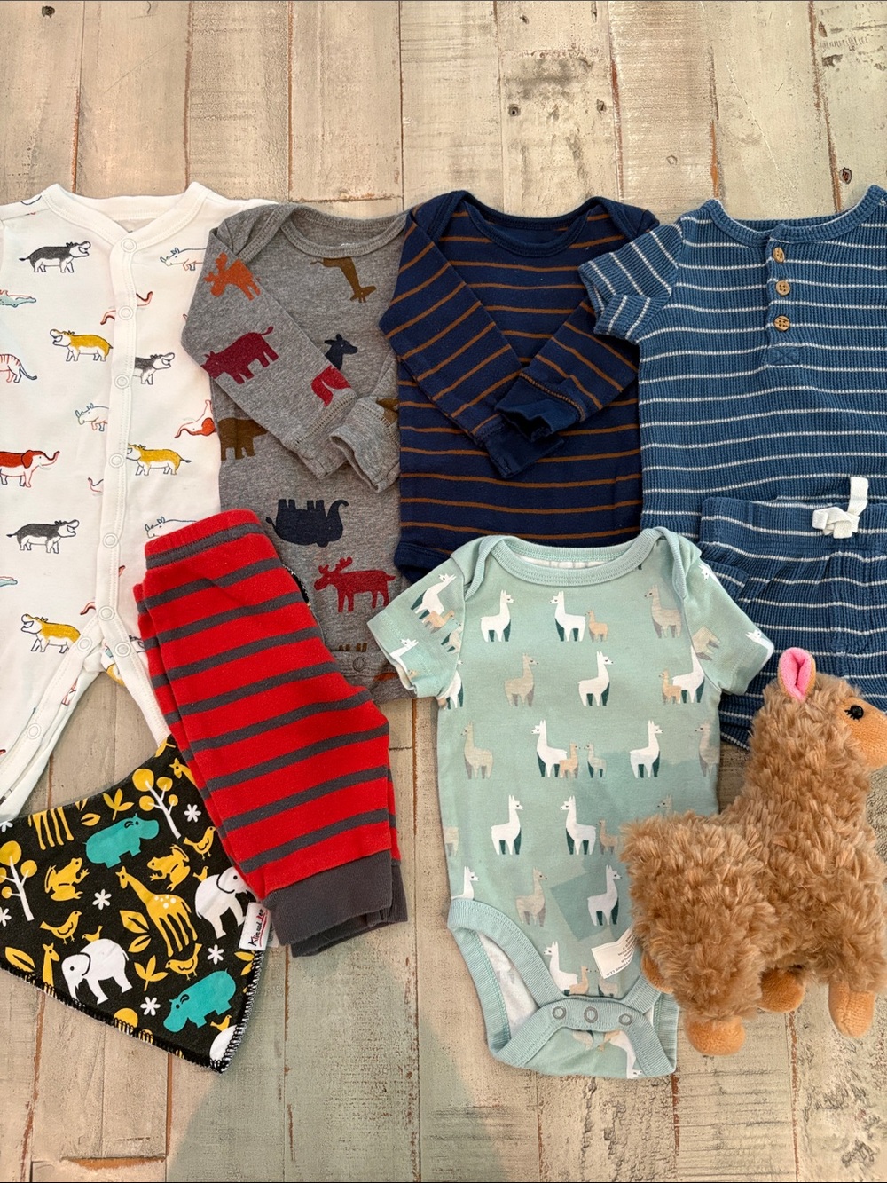 Carter’s 9 Piece 0-3 Months Baby Boy Bundle